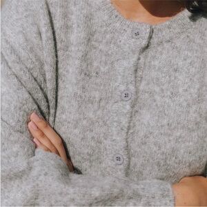 NWOT Grey Daily Drills Cardigan